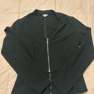 Guess Black Women's Blazer with Zipper